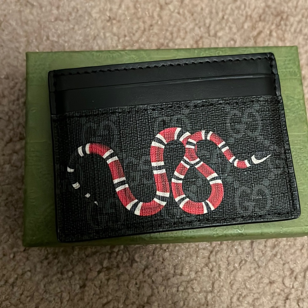 What’s #Gucci ?! Anyone need a dope cardholder?! #ForSale